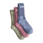 VANS CLASSIC CREW 3 PACK SOCK MULTICOLOUR