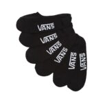 VANS CLASSIC NO SHOW 3PK SOCKS BLACK