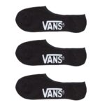 VANS CLASSIC NO SHOW 3PK SOCKS BLACK - Image 2