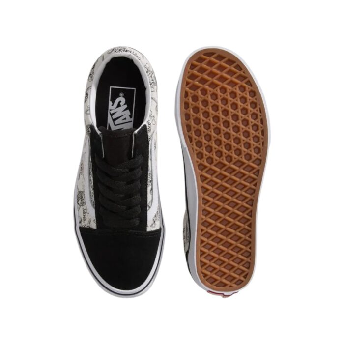 VANS JUNIOR OLD SKOOL SHOES SKULLS MULTI - Εικόνα 4