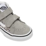 VANS KIDS SK8-MID REISSUE V SHOES LEOPARD GLITTER GRAY - Image 6