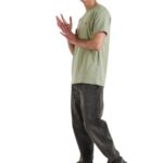 VANS LEFT CHEST LOGO T-SHIRT SOFT SAGE - Image 2