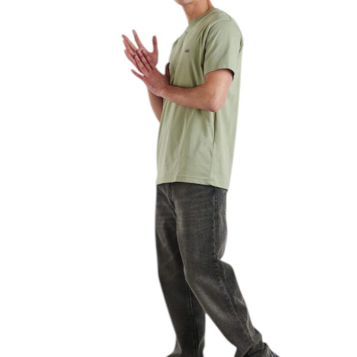 VANS LEFT CHEST LOGO T-SHIRT SOFT SAGE - Image 2