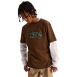 VANS BOYS NIGHT SPARK T-SHIRT COCOA - Image 3