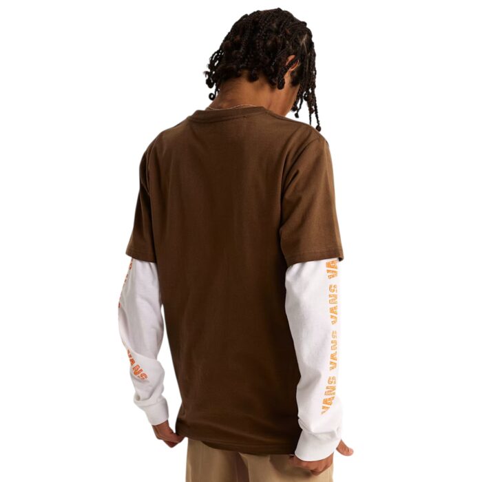 VANS BOYS NIGHT SPARK T-SHIRT COCOA - Image 4