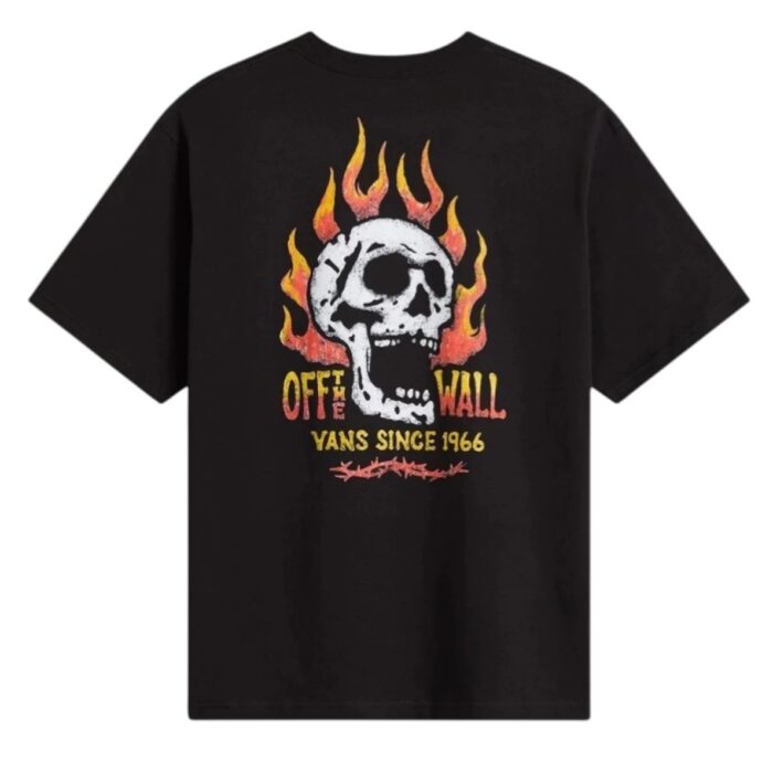 VANS OFF THE WALL FEVER T-SHIRT BLACK - Image 2