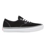 VANS SKATE AUTHENTIC SHOES BLACK WHITE