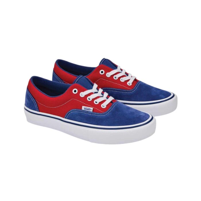 VANS SKATE ERA SHOES BLUE RED - Image 2