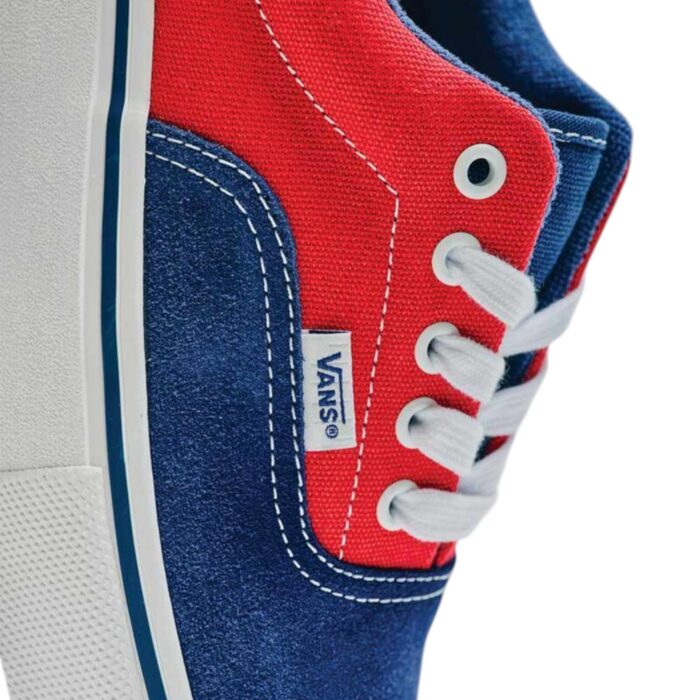 VANS SKATE ERA SHOES BLUE RED - Image 8