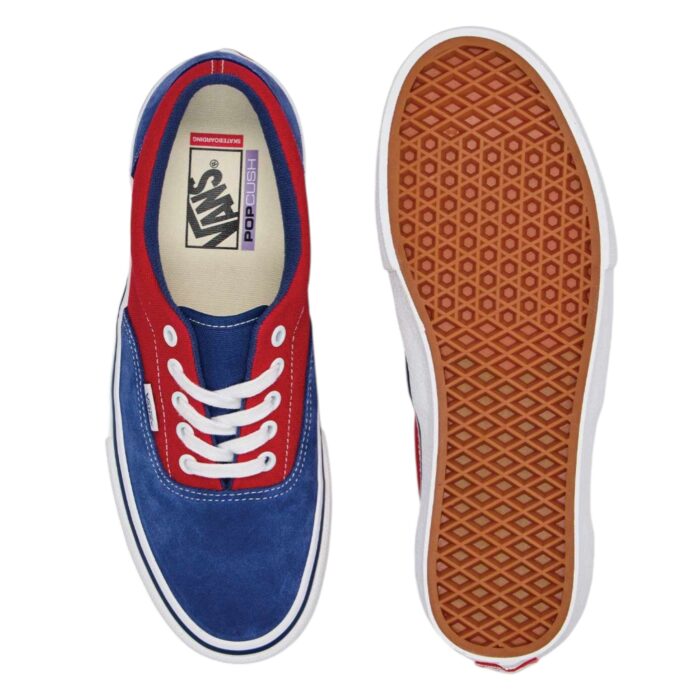 VANS SKATE ERA SHOES BLUE RED - Image 6
