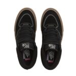 VANS SKATE HALF CAB SHOES BLACK GUM WHITE - Image 7
