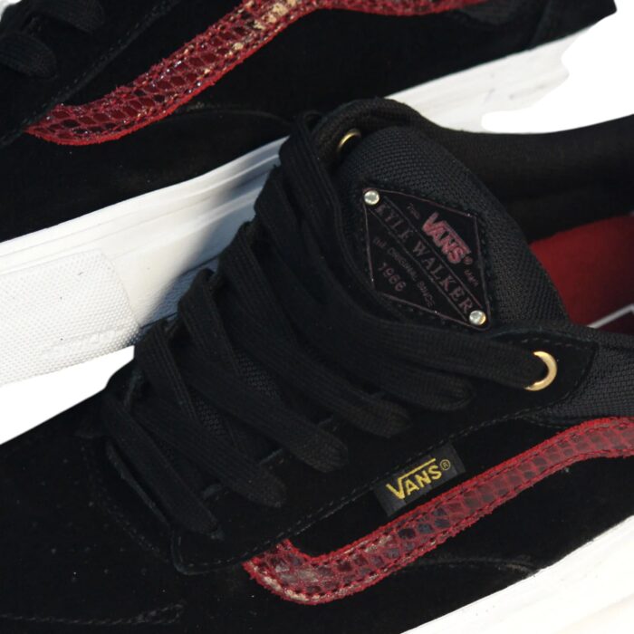 VANS SKATE KYLE WALKER WAFFLECUP SHOES PYTHON BLACK - Image 2