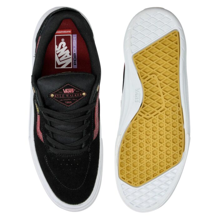 VANS SKATE KYLE WALKER WAFFLECUP SHOES PYTHON BLACK - Image 3