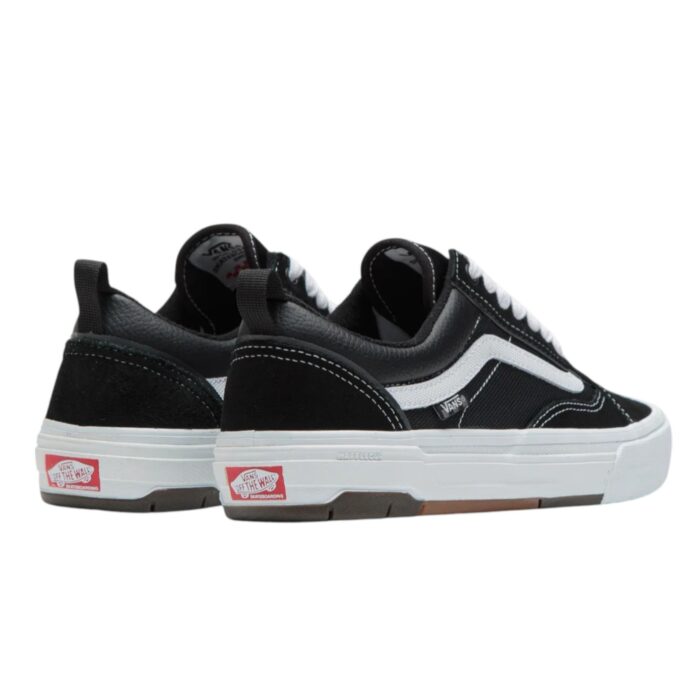 VANS SKATE OLD SKOOL WAFFLECUP SHOES BLACK WHITE - Image 4