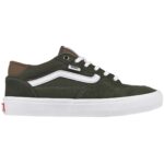 VANS SKATE ROWAN SHOES GREEN BROWN