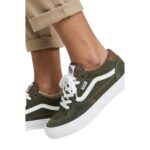 VANS SKATE ROWAN SHOES GREEN BROWN - Image 3