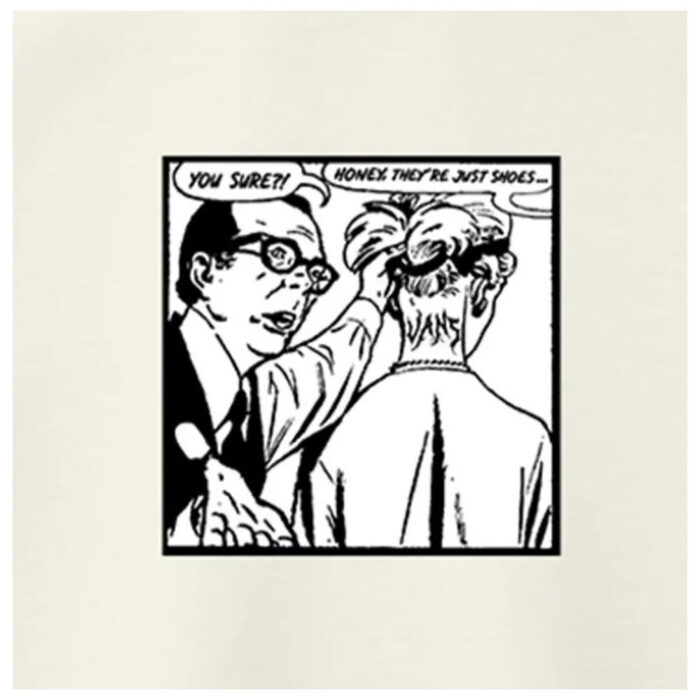 VANS THEY ARE JUST SHOES LOOSE T-SHIRT EGRET - Image 2