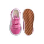 VANS TODDLER OLD SKOOL V BOW SHOES PINK FIZZ - Image 4