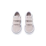 VANS TODDLER OLD SKOOL V SHOES 2-TONE FROST GRAY - Image 2