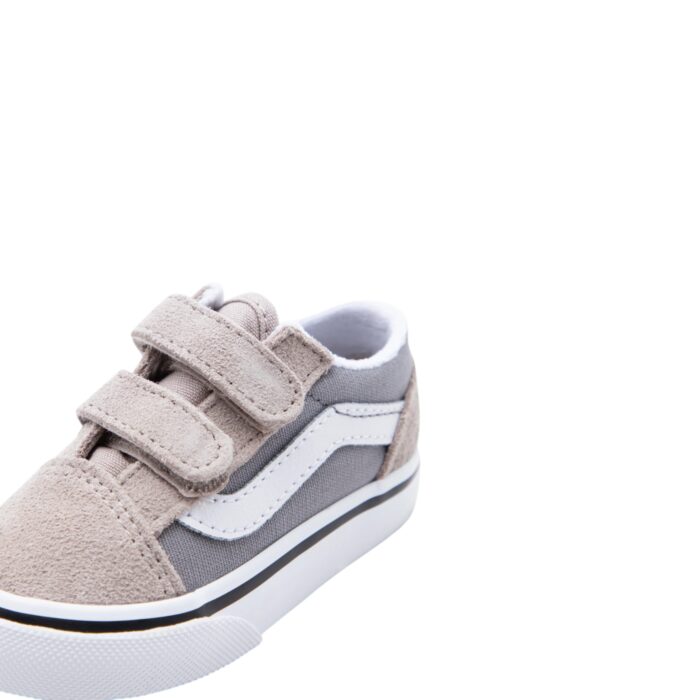 VANS TODDLER OLD SKOOL V SHOES 2-TONE FROST GRAY - Image 3