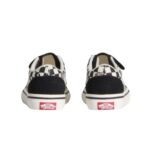 VANS TODDLER OLD SKOOL V SHOES GEO CHECK BLACK - Image 2