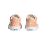 VANS TODDLER OLD SKOOL V SHOES GLITTER APRICOT GLOW - Image 4