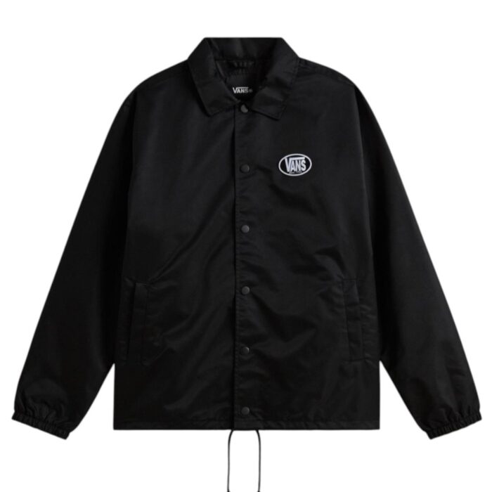 VANS TORREY NYLON COACHES JACKET BLACK - Image 4