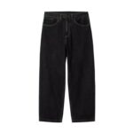 CARHARTT WIP BRANDON PANT BLACK STONE WASHED - Image 5