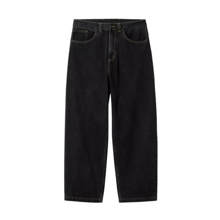 CARHARTT WIP BRANDON PANT BLACK STONE WASHED - Image 5