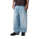 CARHARTT WIP BRANDON PANT BLUE HEAVY WORN BLEACHED