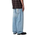 CARHARTT WIP BRANDON PANT BLUE HEAVY WORN BLEACHED - Image 2