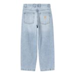 CARHARTT WIP BRANDON PANT BLUE HEAVY WORN BLEACHED - Image 6