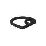 CARHARTT WIP C-LOGO CARABINER BLACK