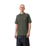 CARHARTT WIP CHASE PIQUE POLO LEAF GOLD - Image 3