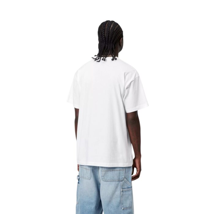 CARHARTT WIP CLOUD SCRIPT T-SHIRT WHITE - Image 4