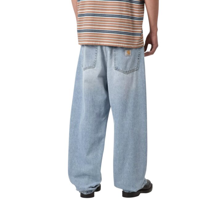 CARHARTT WIP LANDON PANT BLUE HEAVY WORN BLEACHED - Image 2