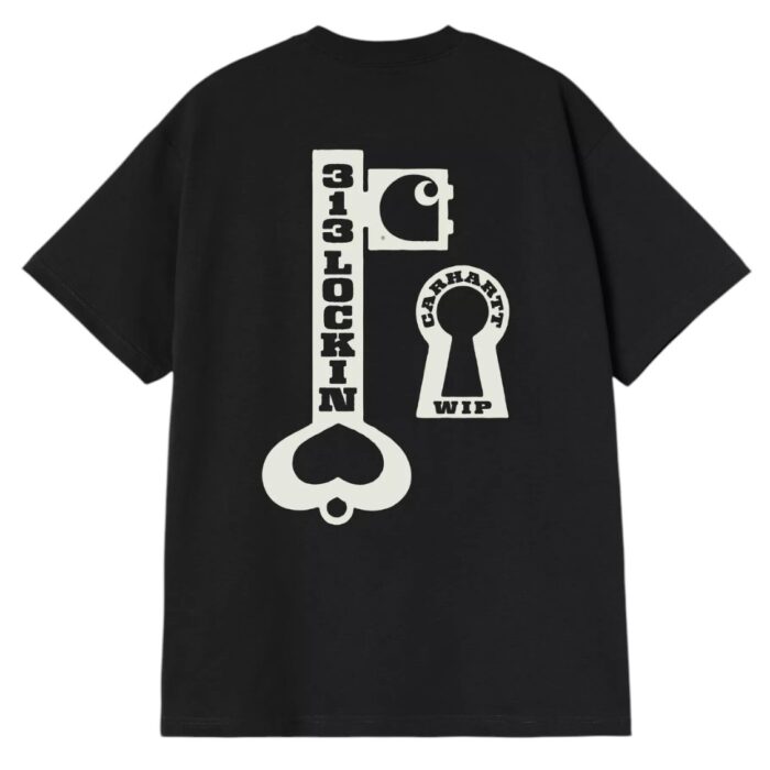 CARHARTT WIP LOCKED T-SHIRT BLACK - Image 2