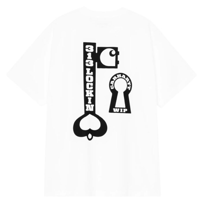 CARHARTT WIP LOCKED T-SHIRT WHITE - Image 2