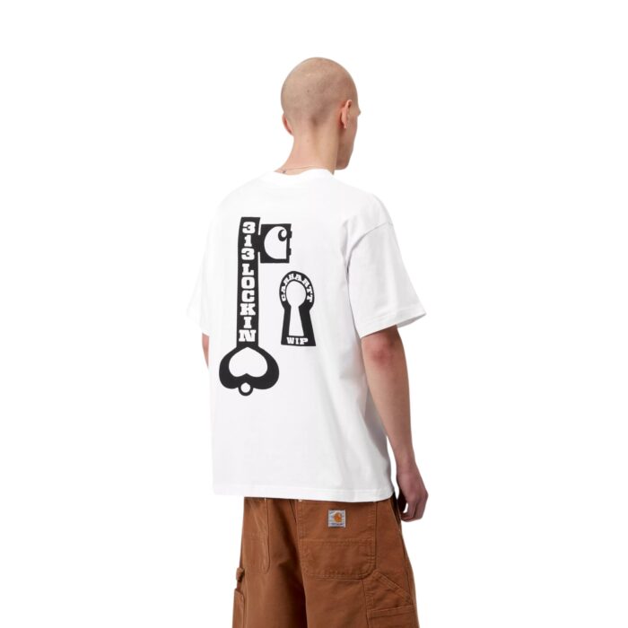 CARHARTT WIP LOCKED T-SHIRT WHITE - Image 4