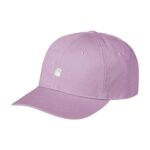 CARHARTT WIP MADISON LOGO CAP GENTLE PURPLE WHITE