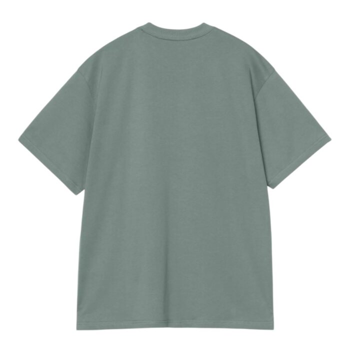 CARHARTT WIP MADISON T-SHIRT VELVET GREEN WHITE - Image 2