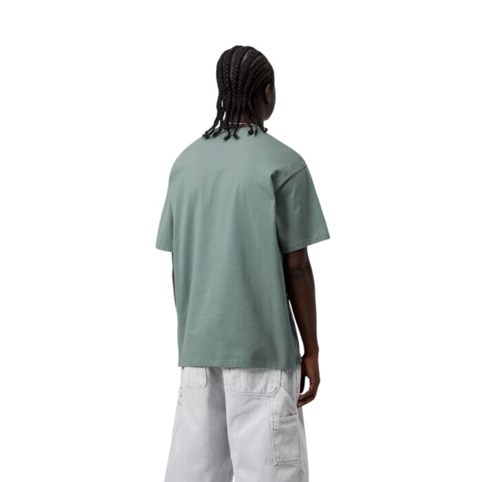 CARHARTT WIP MADISON T-SHIRT VELVET GREEN WHITE - Image 4