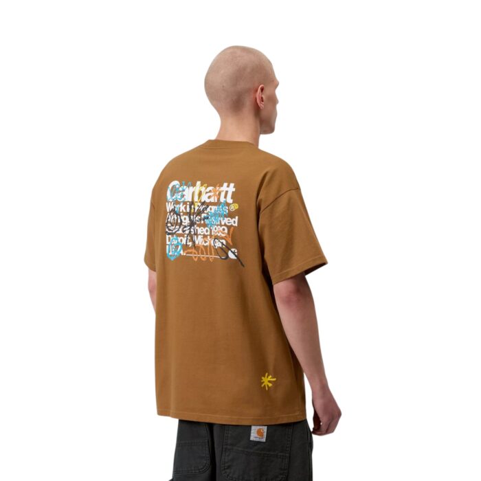 CARHARTT WIP PRIMARY T-SHIRT HAMILTON BROWN - Image 4