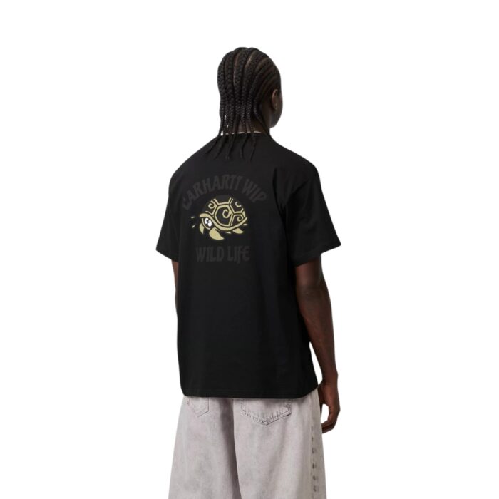 CARHARTT WIP WILD LIFE T-SHIRT BLACK - Image 4