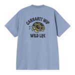 CARHARTT WIP WILD LIFE T-SHIRT GENTLE BLUE - Image 2