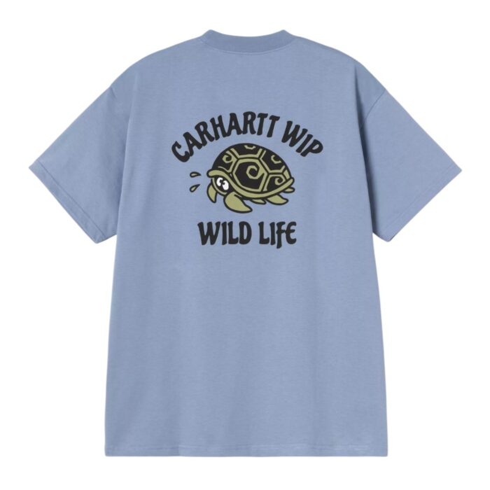 CARHARTT WIP WILD LIFE T-SHIRT GENTLE BLUE - Image 2