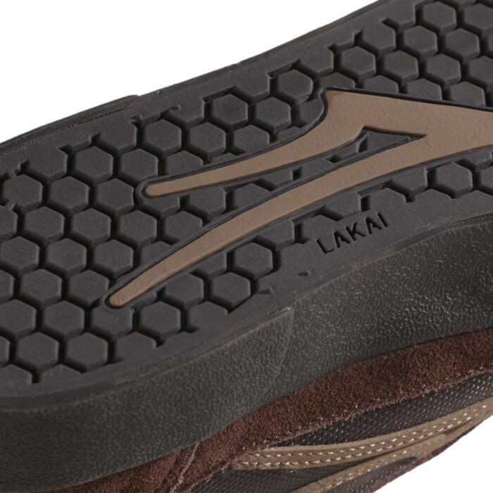 LAKAI CAMBRIDGE SHOES CHESTNUT SUEDE MONOCHROME - Image 4