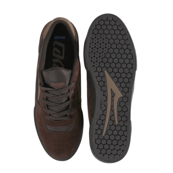LAKAI CAMBRIDGE SHOES CHESTNUT SUEDE MONOCHROME - Image 6