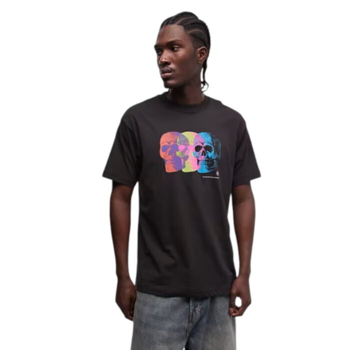 VANS BONE HEAD LOOSE T-SHIRT BLACK - Image 2