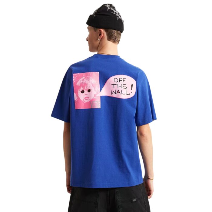 VANS SIDE TALK T-SHIRT ROYAL COBALT - Image 4